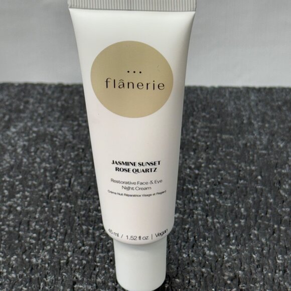 Flanerie Jasmine Sunset Rose Quartz Restorative Face‎ Cream 1.52 oz 45ml New - Picture 1 of 5